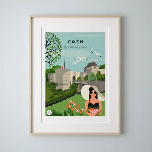 Carte postale Caen La Porte des Champs